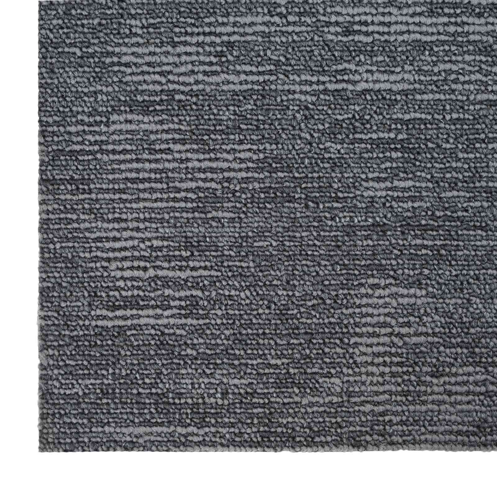 vidaXL Carpet Tile Sky Grey 50 x 50 cm 20 pcs PP and Bitumen 6