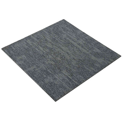vidaXL Carpet Tile Sky Grey 50 x 50 cm 20 pcs PP and Bitumen 2