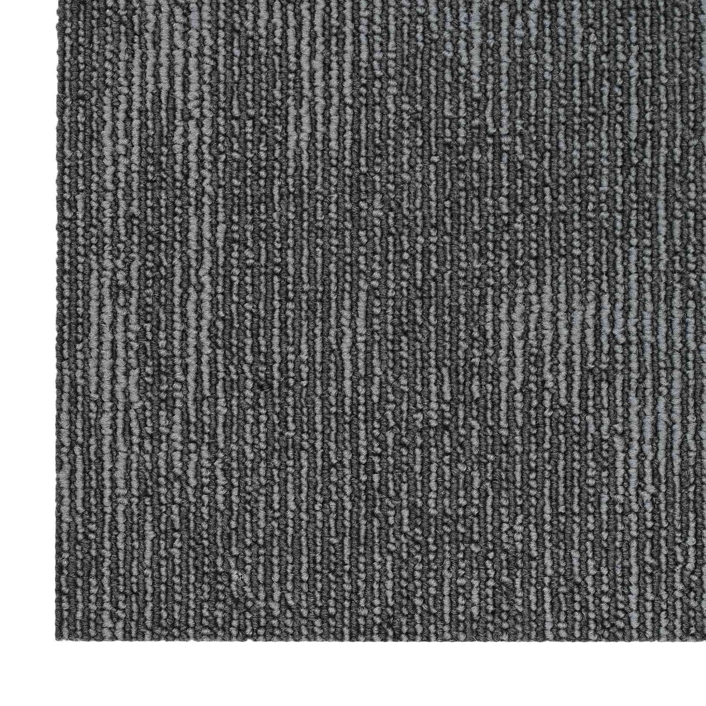 vidaXL Carpet Tile Charcoal Grey 50 x 50 cm 20 pcs PP and Bitumen 6