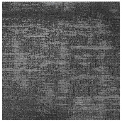 vidaXL Carpet Tile Charcoal Grey 50 x 50 cm 20 pcs PP and Bitumen 5