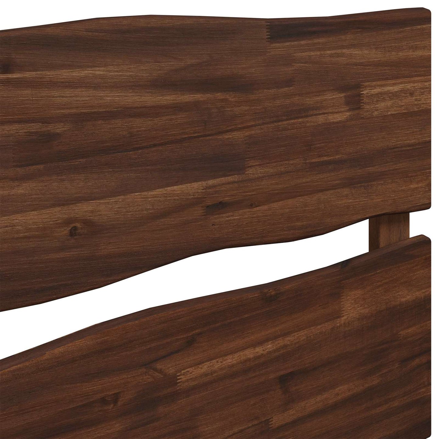 vidaXL Live Edge Headboard ROSTOCK Dark Brown 180 cm Solid Acacia Wood 5
