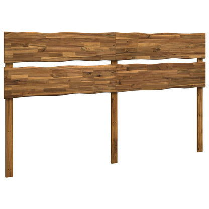 vidaXL Live Edge Headboard ROSTOCK Natural 180 cm Solid Acacia Wood 2