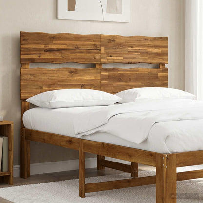 vidaXL Live Edge Headboard ROSTOCK Solid Acacia Wood Natural
