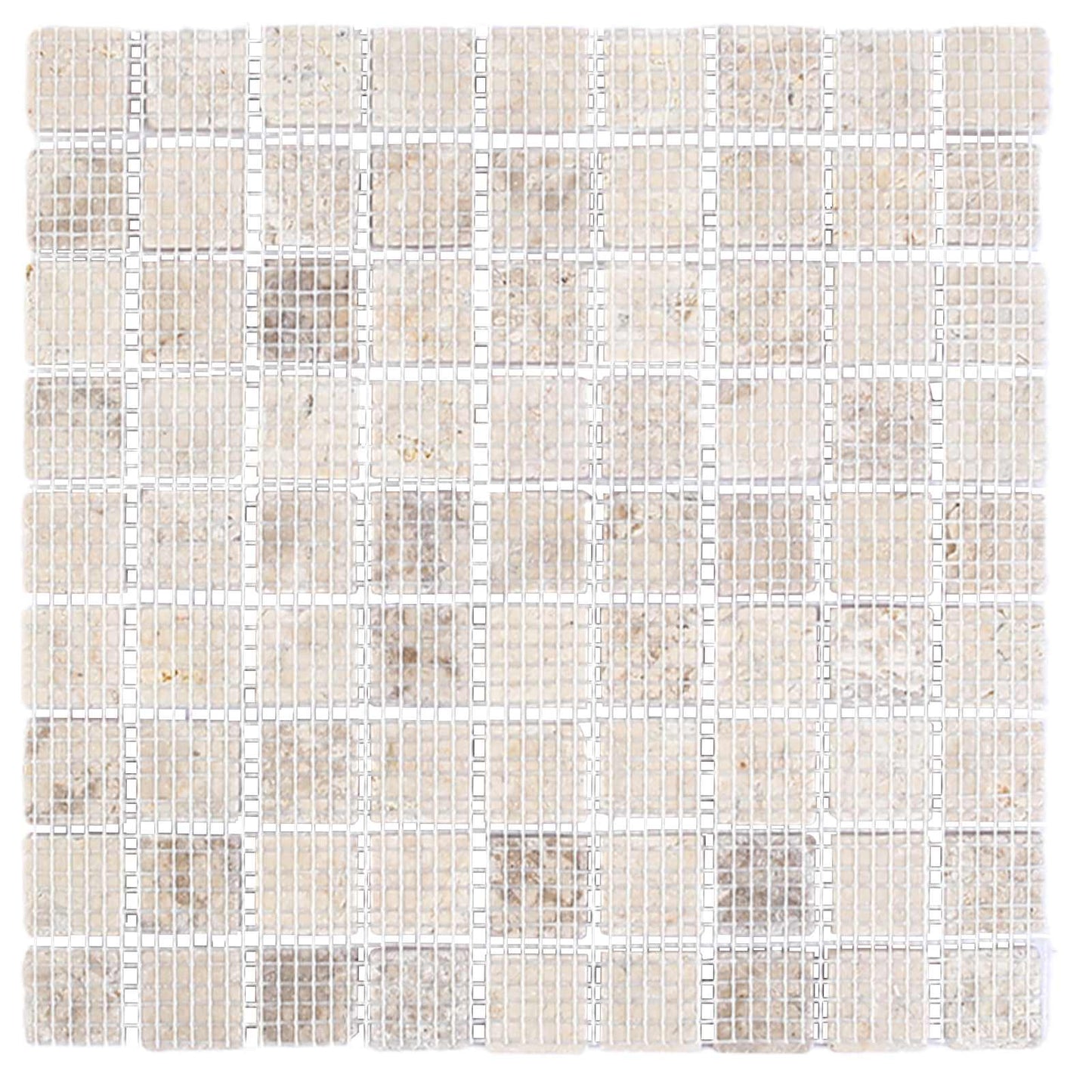 vidaXL Mosaic Tiles Cream 30 x 30 cm Marble 6