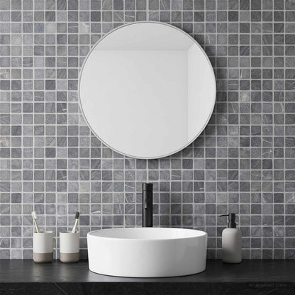 vidaXL Mosaic Tiles Grey 30 x 30 cm Marble 3