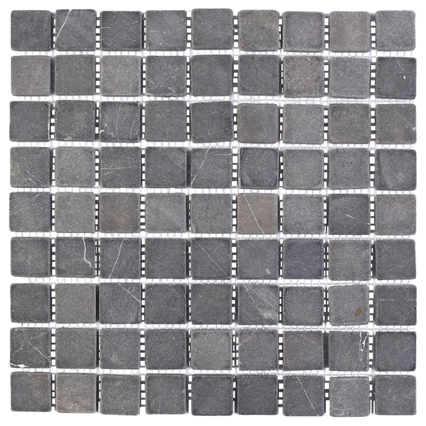 vidaXL Mosaic Tiles Grey 30 x 30 cm Marble 4