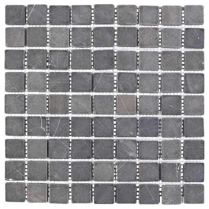 vidaXL Mosaic Tiles Grey 30 x 30 cm Marble 4