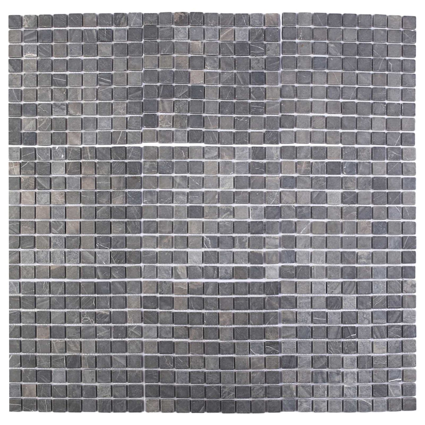 vidaXL Mosaic Tiles Grey 30 x 30 cm Marble 5