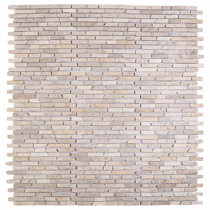 vidaXL Mosaic Tiles Cream 30 x 30 cm Marble 5