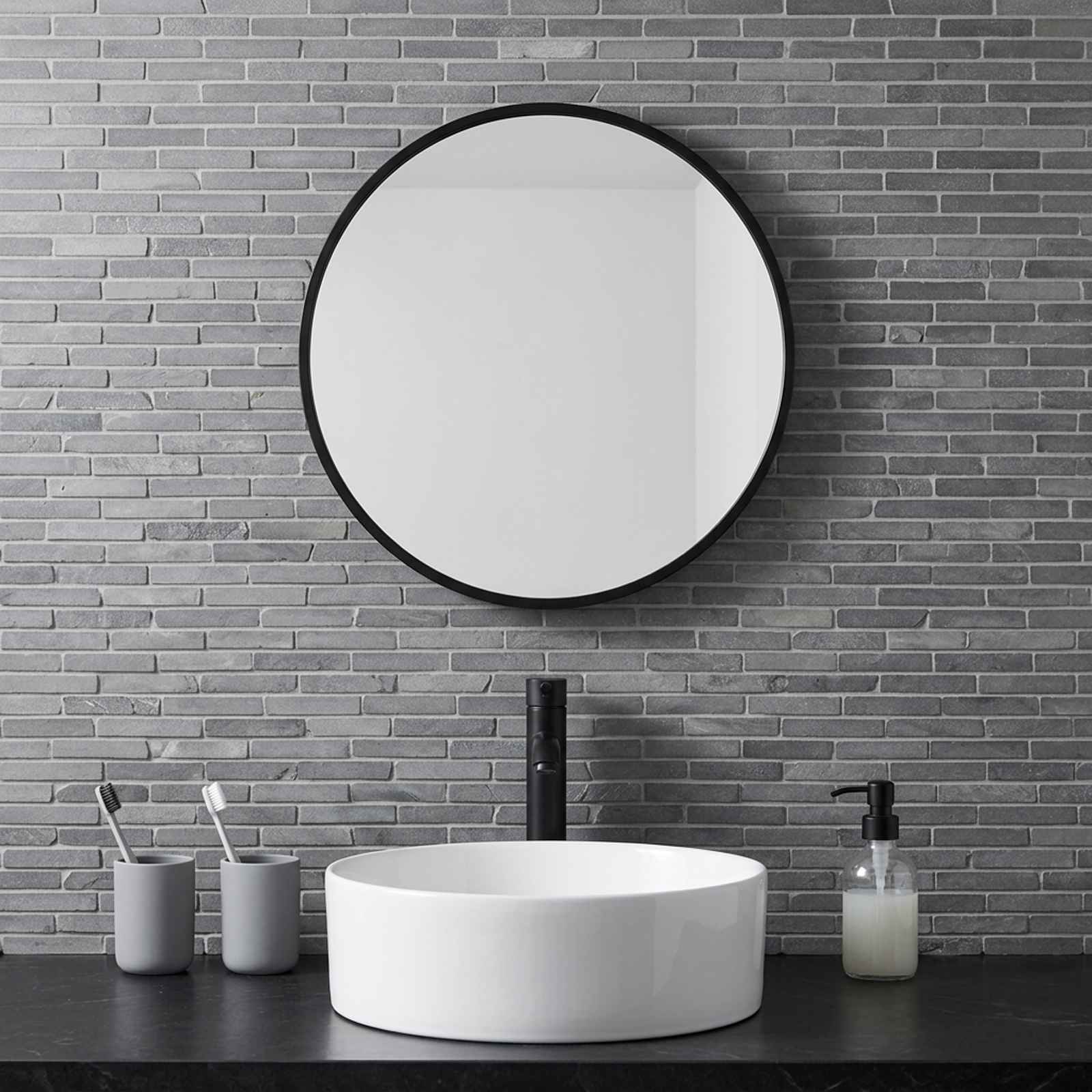 vidaXL Mosaic Tiles Grey 30 x 30 cm Marble 3