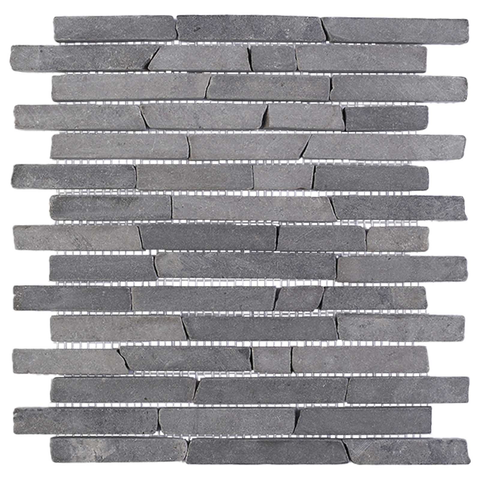 vidaXL Mosaic Tiles Grey 30 x 30 cm Marble 4
