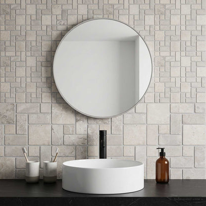 vidaXL Mosaic Tiles Cream 30 x 30 cm Marble 3