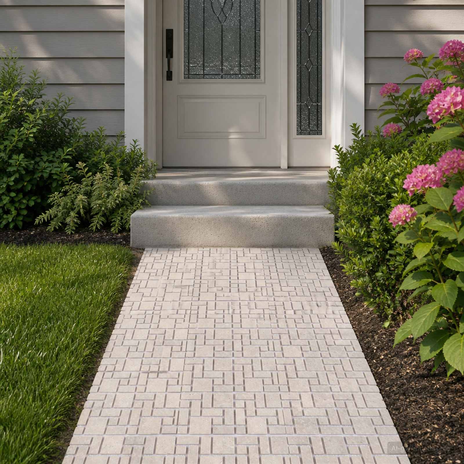 vidaXL Mosaic Tiles Cream 30 x 30 cm Marble 1