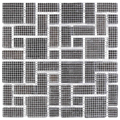 vidaXL Mosaic Tiles Grey 30 x 30 cm Marble 6