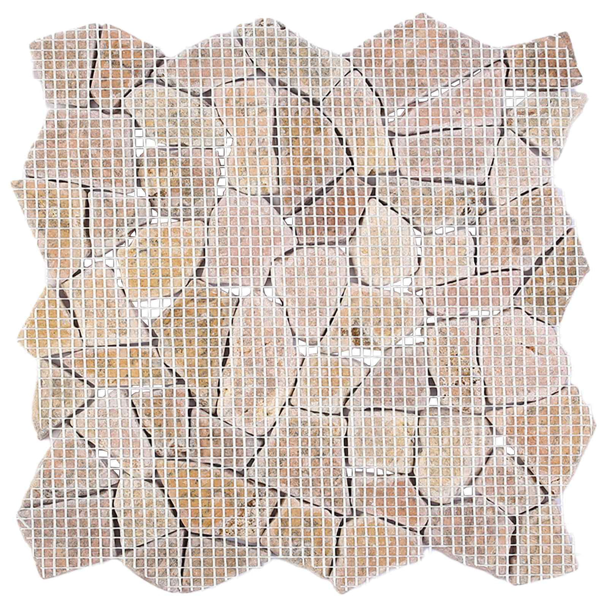 vidaXL Mosaic Tiles Red 30 x 30 cm Marble 6