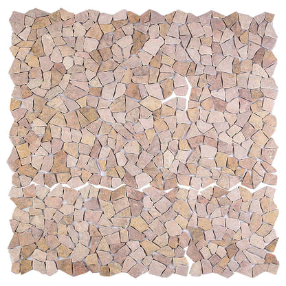 vidaXL Mosaic Tiles Red 30 x 30 cm Marble 5