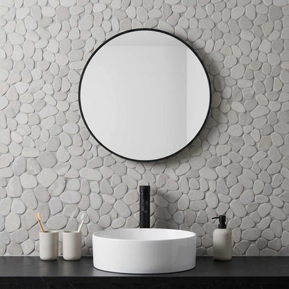 vidaXL Pebble Tiles Taupe 30 x 30 cm River Pebble 1