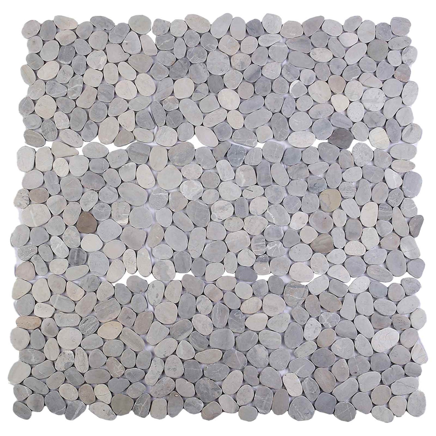 vidaXL Pebble Tiles Grey 30 x 30 cm River Pebble 5