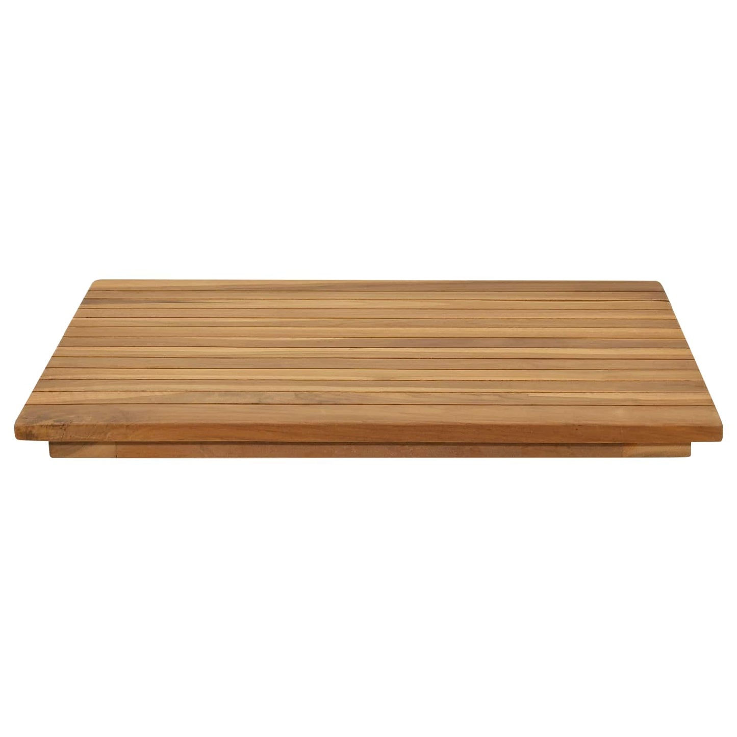 vidaXL Table Top 50 x 50 x 3.5 cm Square Solid Teak Wood Natural 3