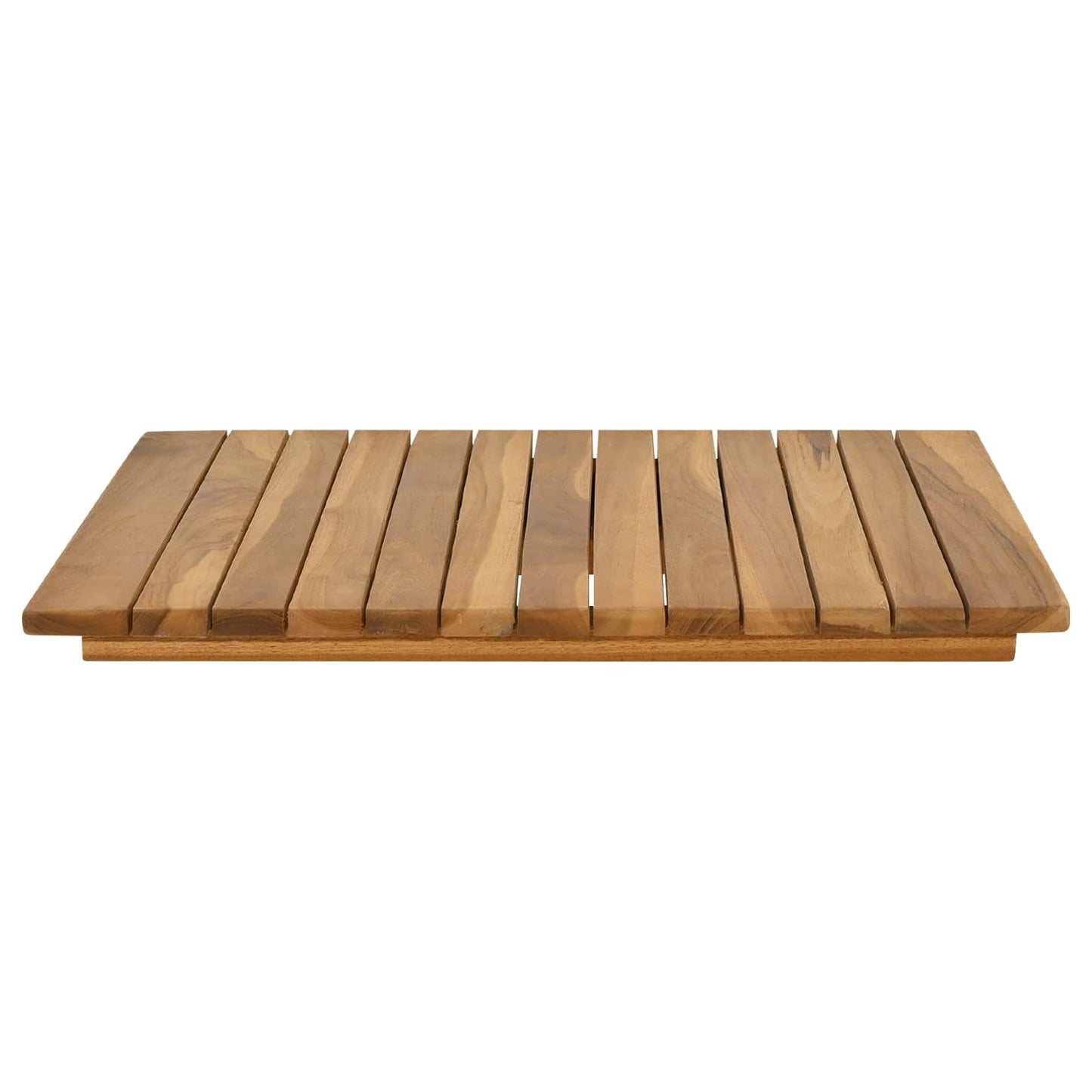 vidaXL Table Top 50 x 50 x 3.5 cm Square Solid Teak Wood Natural 4