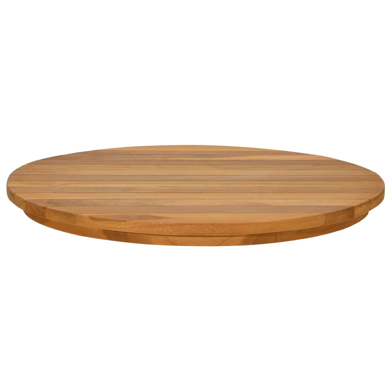 vidaXL Table Top Ø 50 x 3.5 Round Solid Teak Wood Natural 2