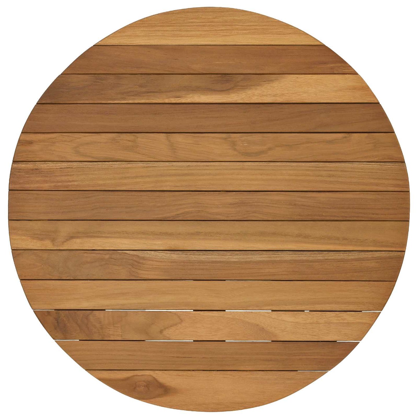 vidaXL Table Top Ø 50 x 3.5 Round Solid Teak Wood Natural 1