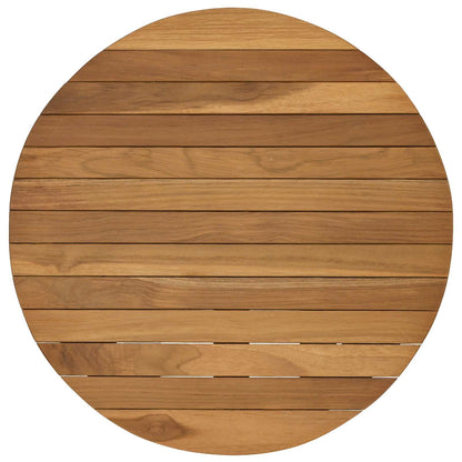 vidaXL Table Top Ø 50 x 3.5 Round Solid Teak Wood Natural 1