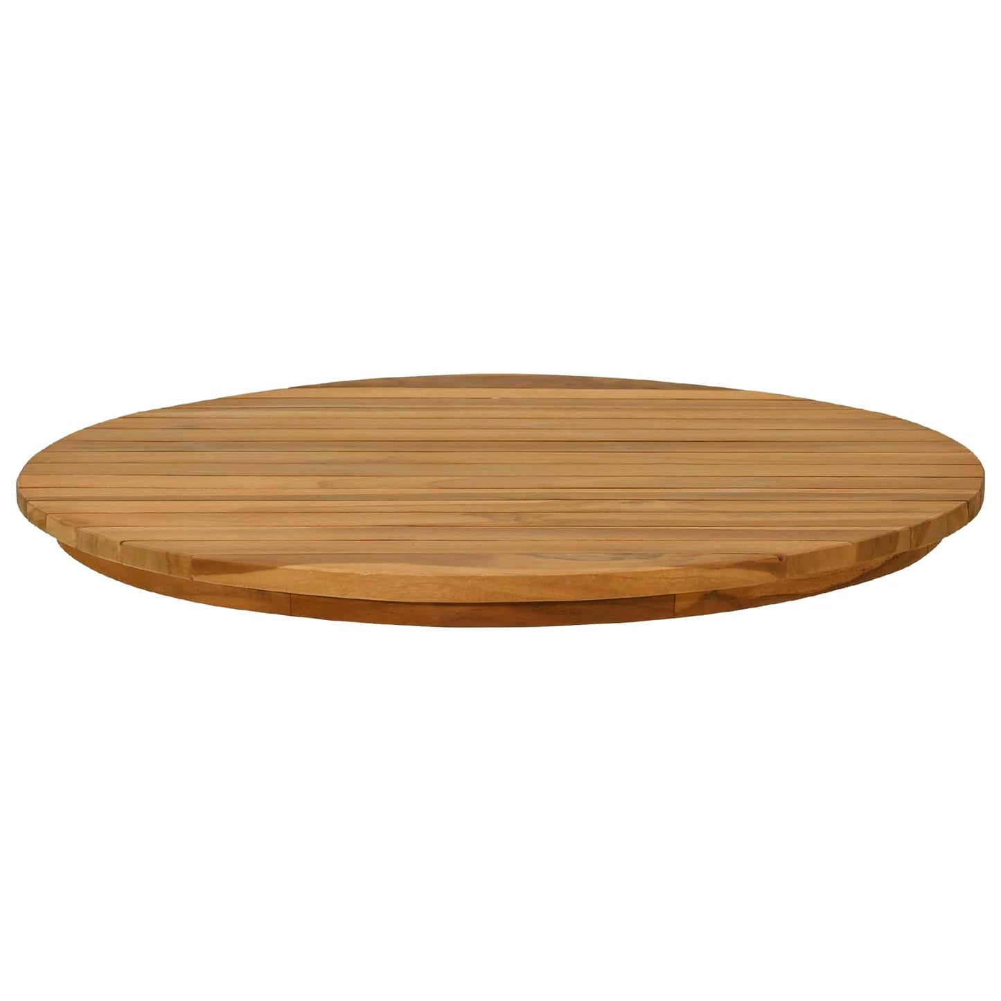 vidaXL Table Top Ø 60 x 3.5 Round Solid Teak Wood Natural 3