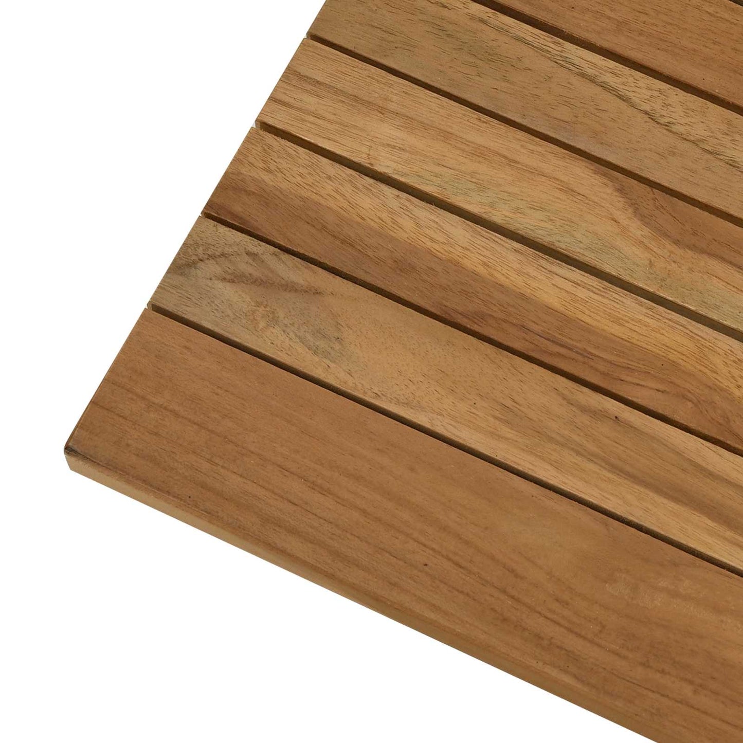 vidaXL Table Top 80 x 40 x 3.5 cm Rectangular Solid Teak Wood Natural 6