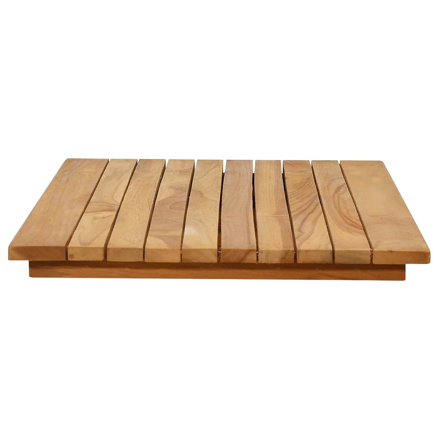 vidaXL Table Top 80 x 40 x 3.5 cm Rectangular Solid Teak Wood Natural 4