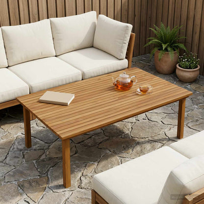 vidaXL Table Top 80 x 40 x 3.5 cm Solid Teak Wood Natural