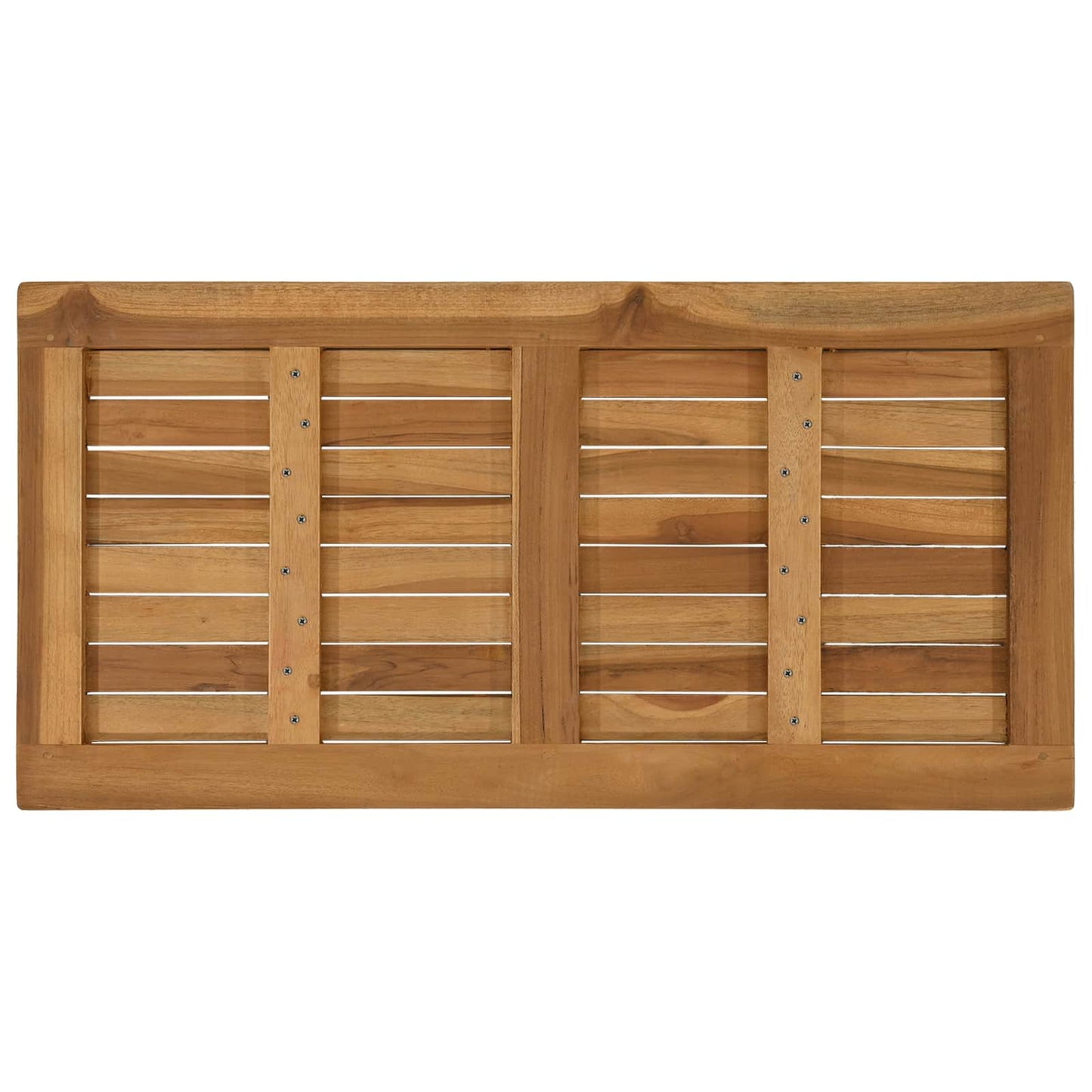 vidaXL Table Top Rectangular Solid Teak Wood Natural 5