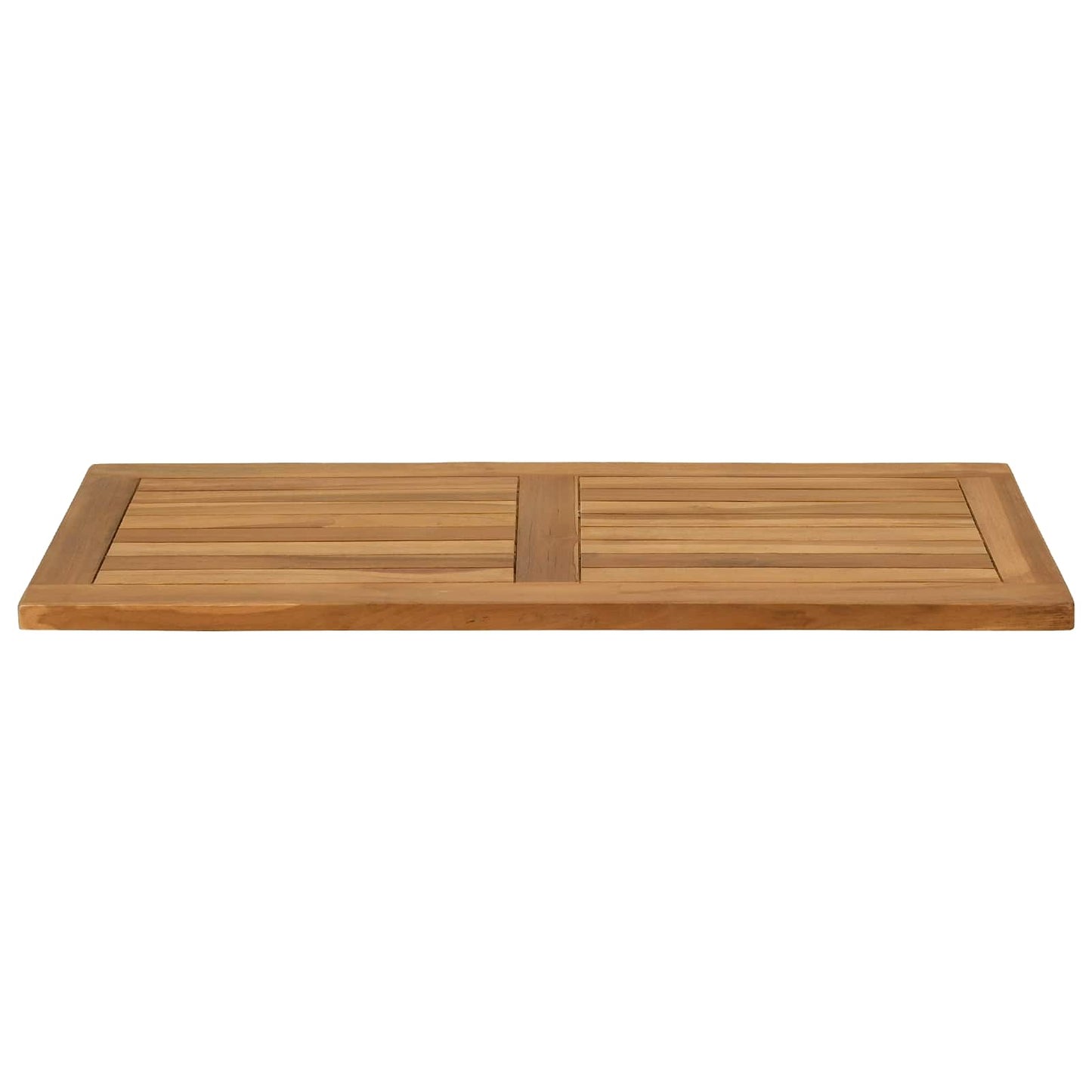 vidaXL Table Top Rectangular Solid Teak Wood Natural 3