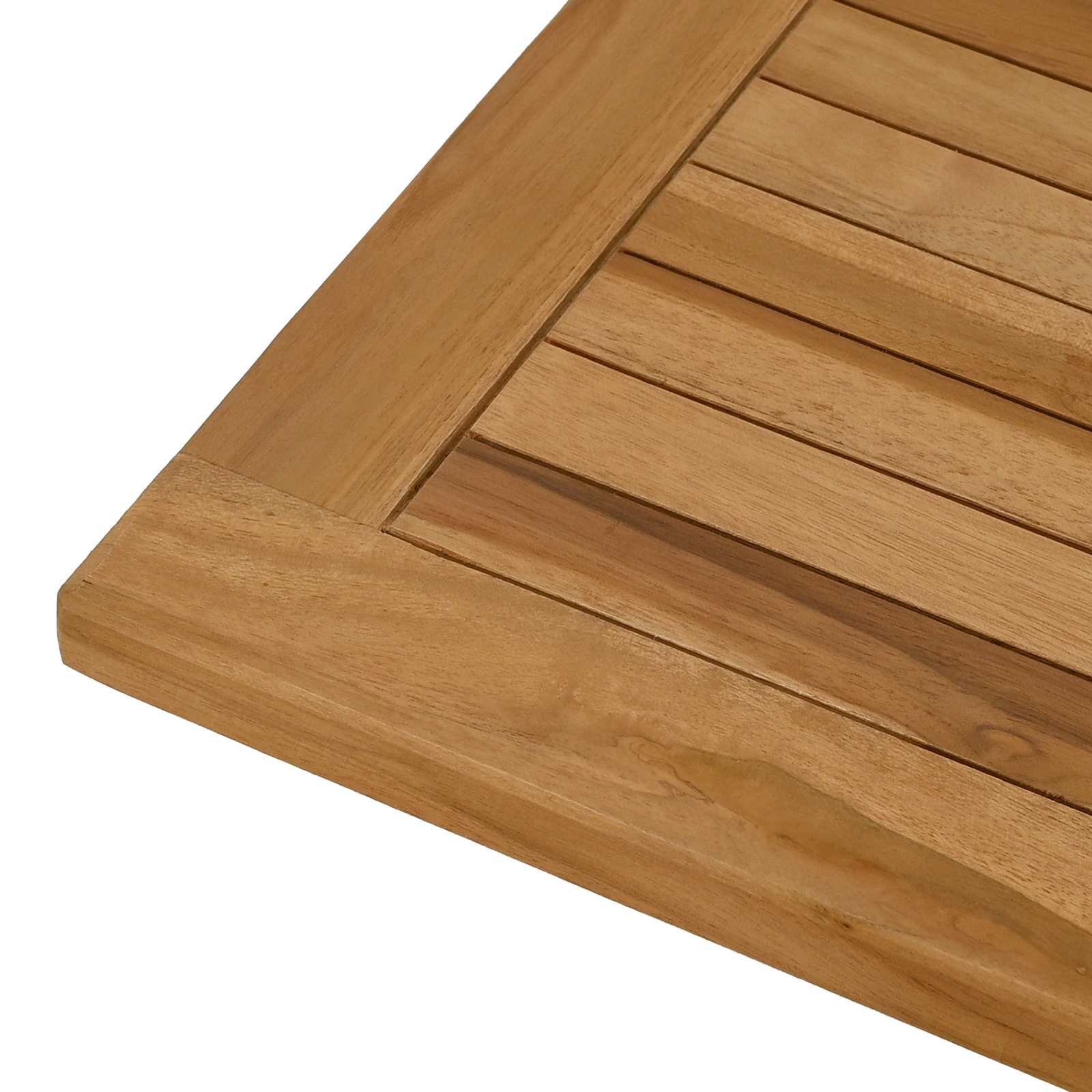 vidaXL Table Top Rectangular Solid Teak Wood Natural 6