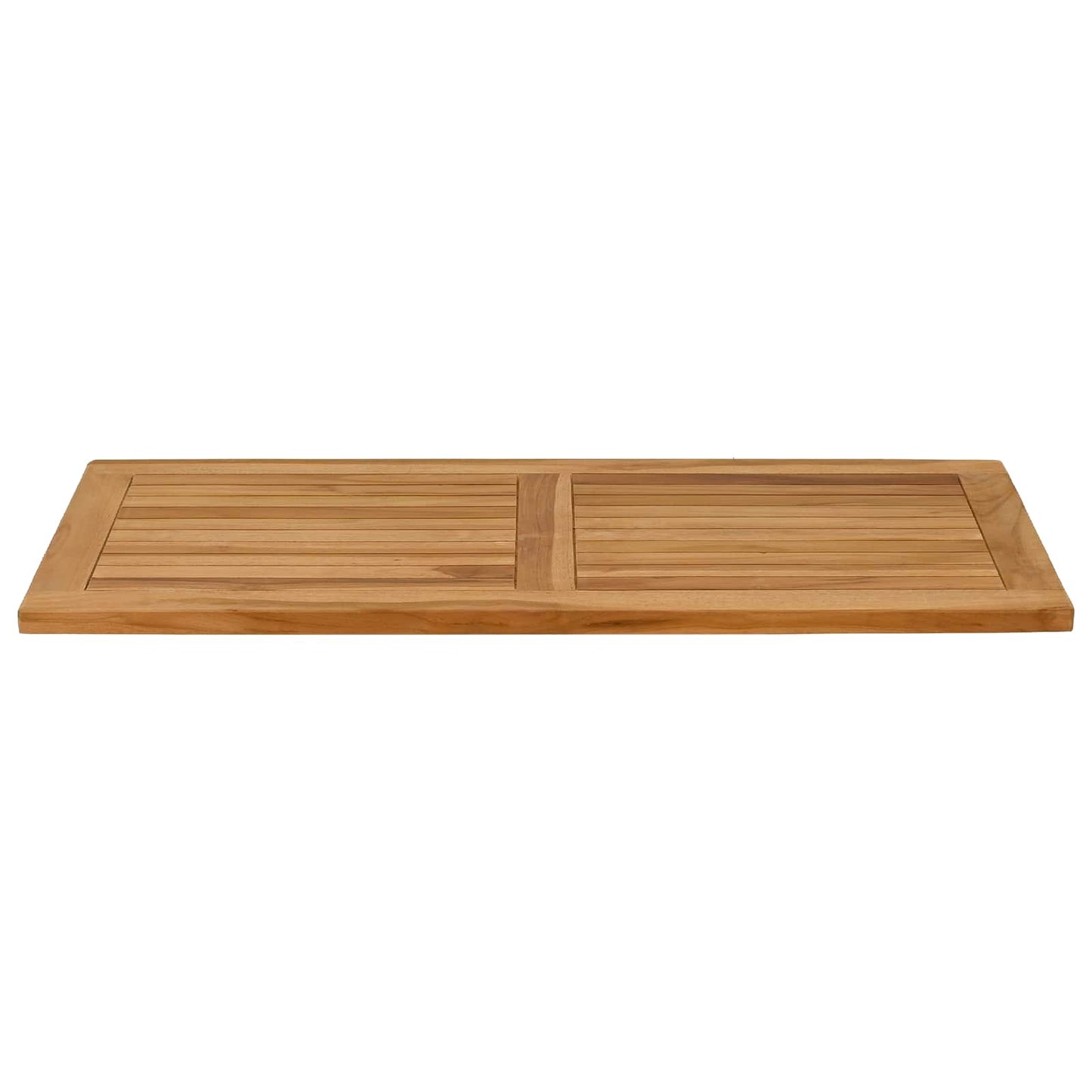 vidaXL Table Top Rectangular Solid Teak Wood Natural 3