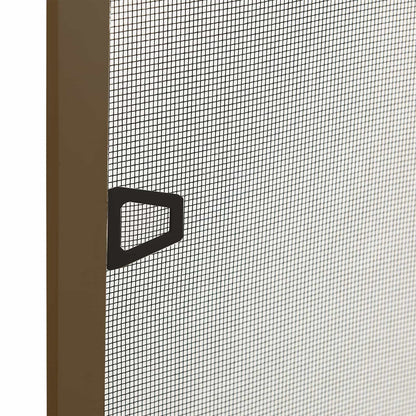 vidaXL Insect Screen for Windows Brown 110 x 130 cm 5