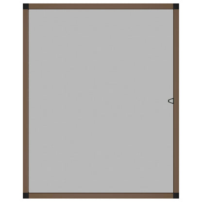 vidaXL Insect Screen for Windows Brown 130 x 150 cm 3