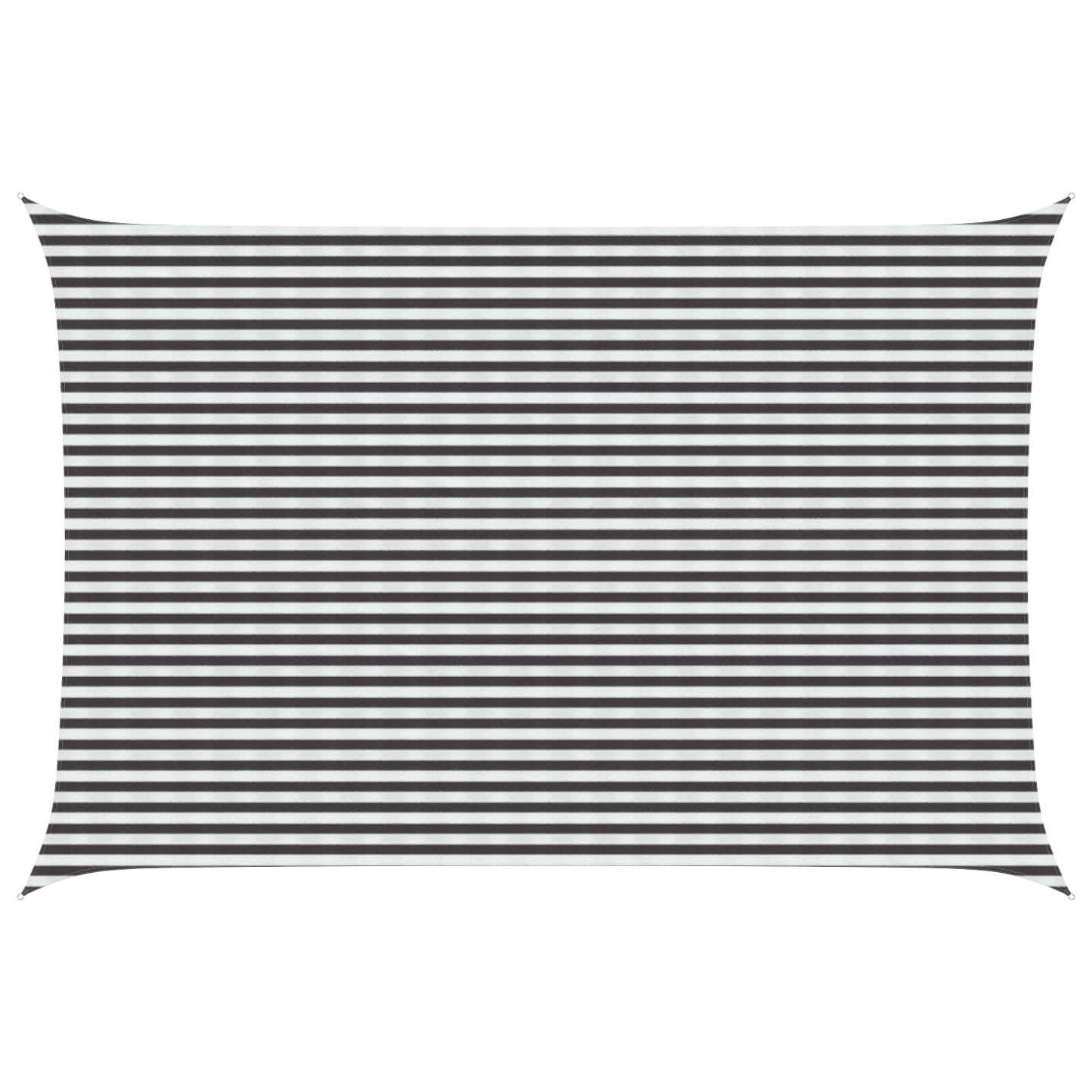 vidaXL Sunshade Sail 4 x 7 m HDPE Rectangular Anthracite and White 1