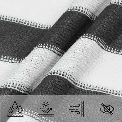 vidaXL Sunshade Sail 5 x 7 m HDPE Rectangular Anthracite and White 4