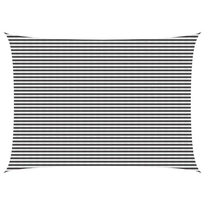 vidaXL Sunshade Sail 5 x 7 m HDPE Rectangular Anthracite and White 1