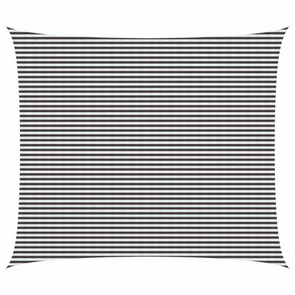 Sunshade Sail 160 g/m² 6x7 m HDPE Anthracite and white