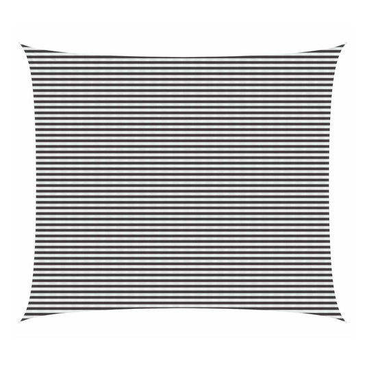Sunshade Sail 160 g/m² 6x7 m HDPE Anthracite and white