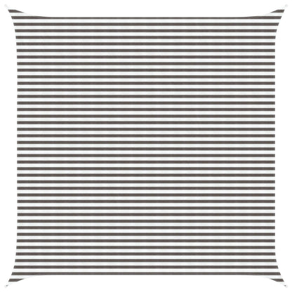 vidaXL Sunshade Sail Square 5 x 5 m HDPE Light Grey and White 1