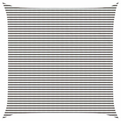 vidaXL Sunshade Sail Light Grey and White 6 x 6 m HDPE 1