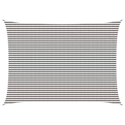 vidaXL Sunshade Sail 5 x 7 m HDPE Rectangular Light Grey and White 1