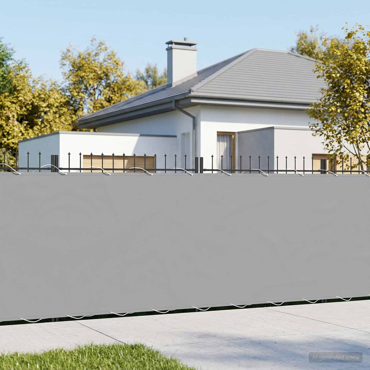 vidaXL Balcony Privacy Screen 180 x 800 cm Fabric with PU Coated 1