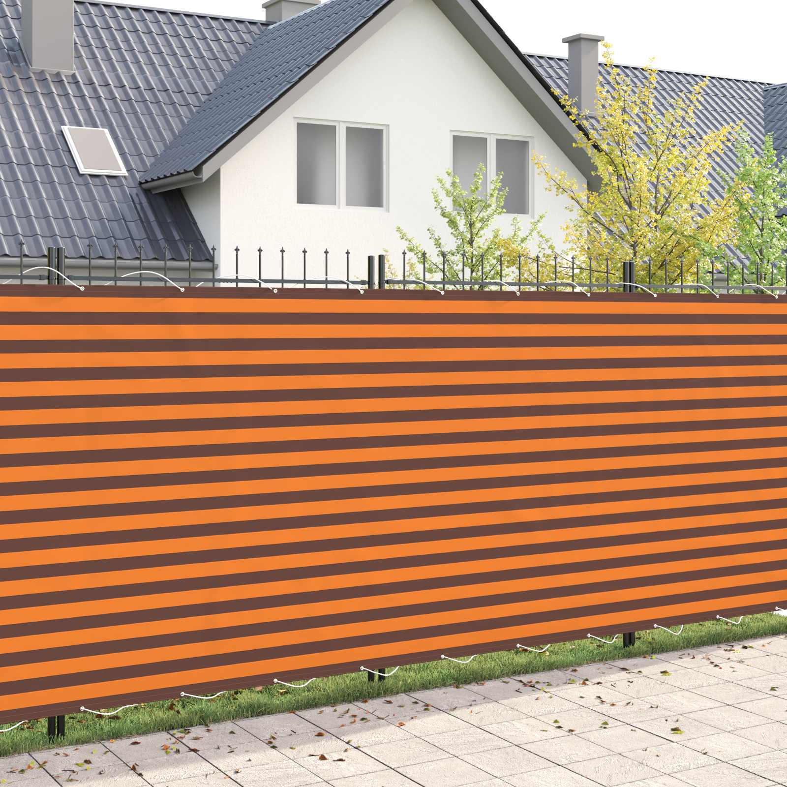 vidaXL Balcony Privacy Screen 180 x 1000 cm Fabric with PU Coated 1