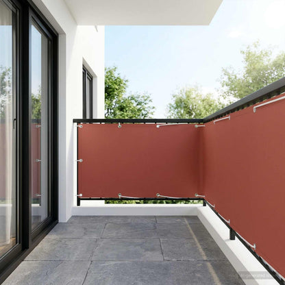 vidaXL Balcony Privacy Screen 150 x 1000 cm Fabric with PU Coated 1
