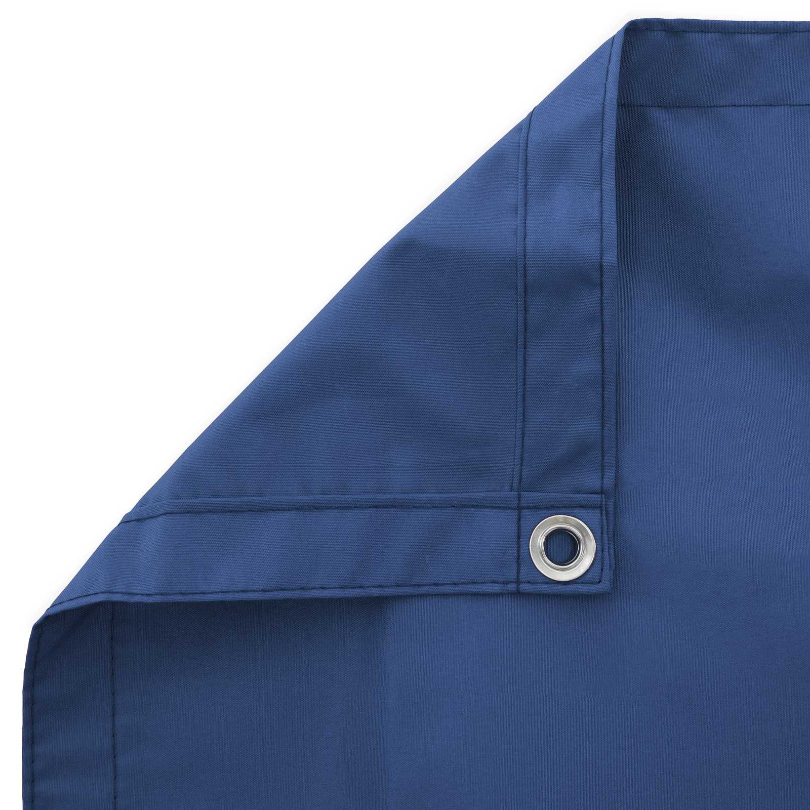 vidaXL Balcony Privacy Screen 200 x 1000 cm Fabric with PU Coated Blue 4