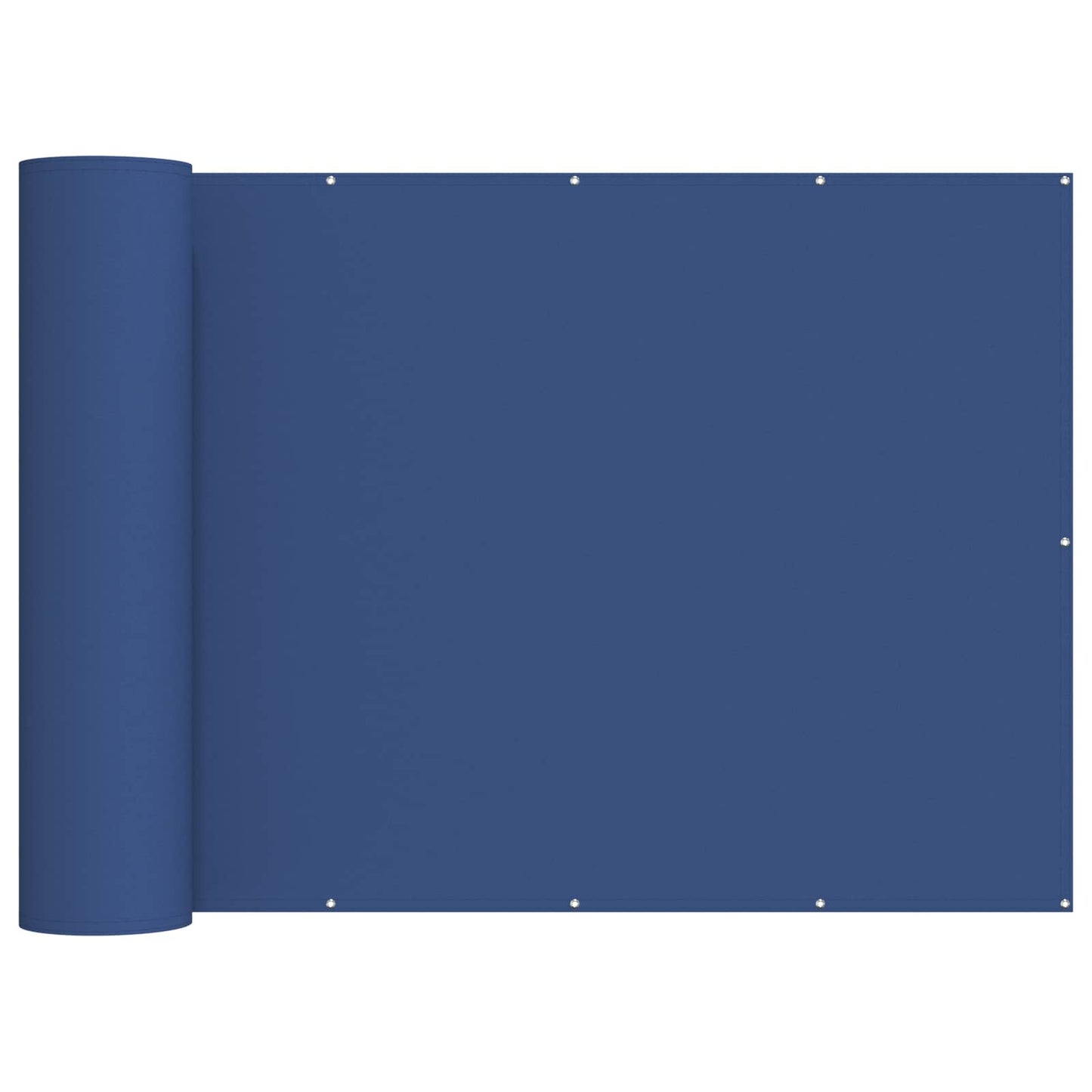 vidaXL Balcony Privacy Screen 200 x 1000 cm Fabric with PU Coated Blue 2